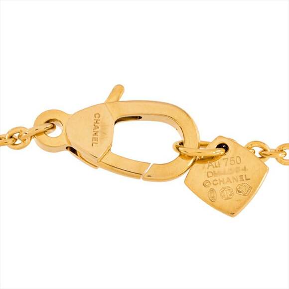 CHANEL Coco Crush Diamond Necklace J12102 18KPG 7.9g Pink Gold Beige Women's - Picture 7 of 9